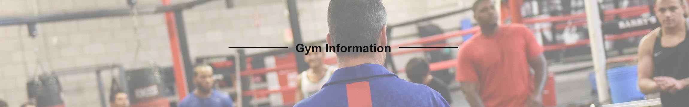 gym info header